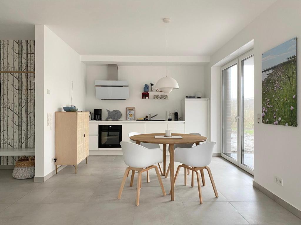 Ferienwohnung Hein Am Nordseedeich ブットヤーディンゲン エクステリア 写真